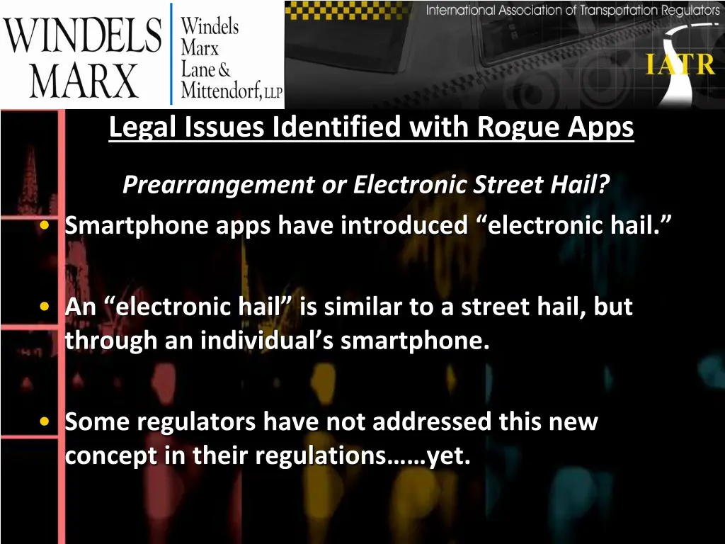 legal issues identified with rogue apps