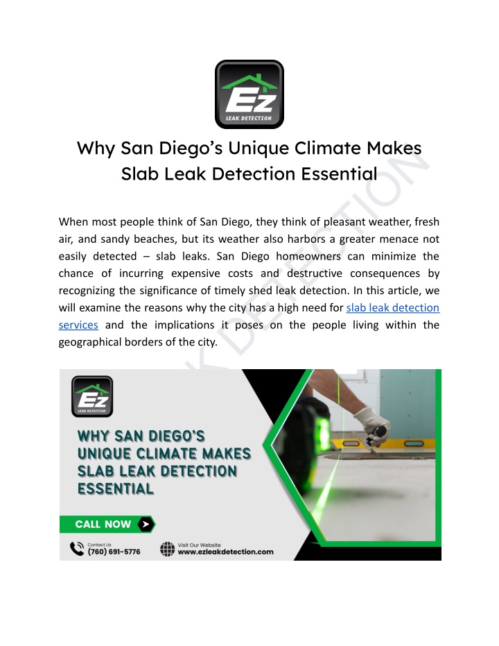 ez leak detection