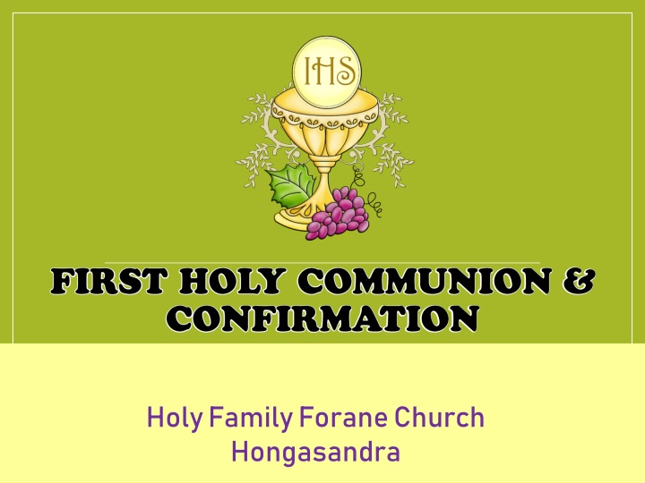 holy family forane church hongasandra