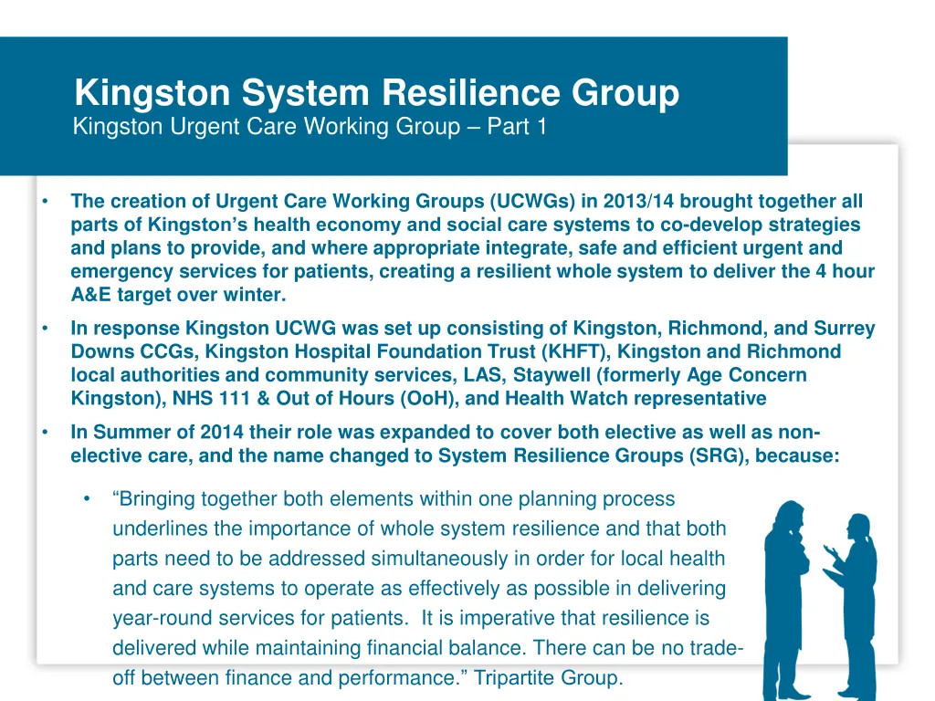 kingston system resilience group kingston urgent