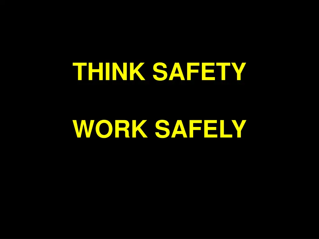 think safety