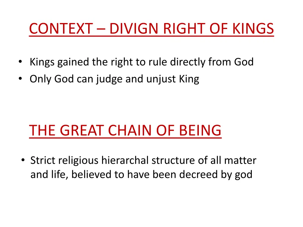 context divign right of kings