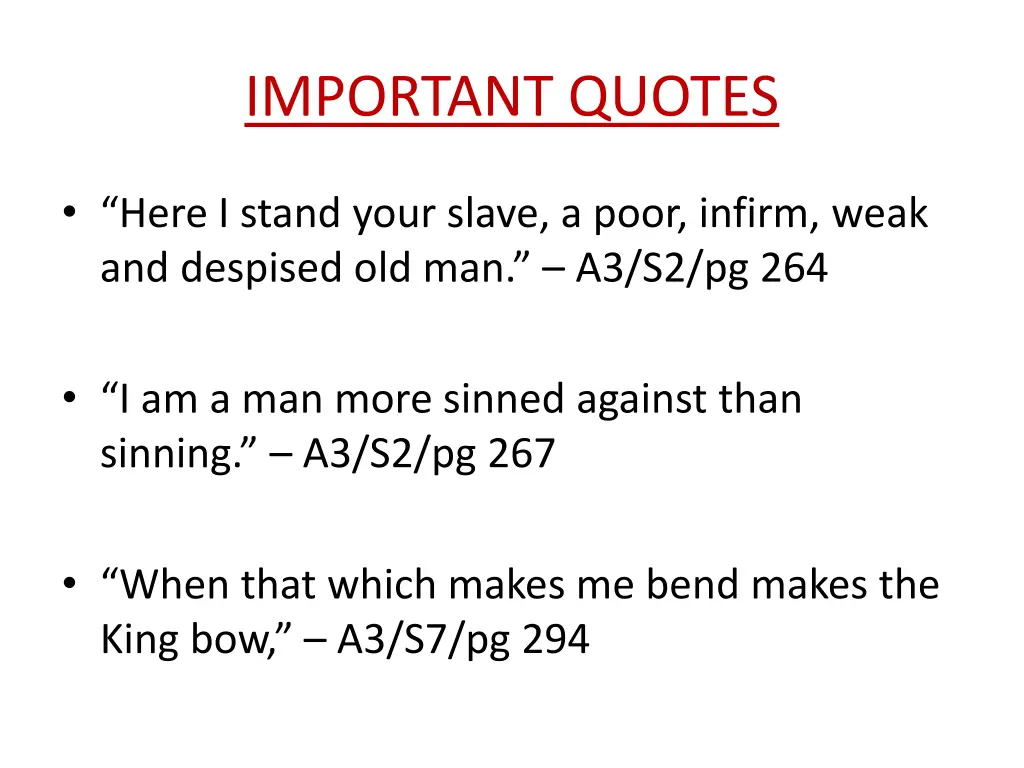 important quotes 1