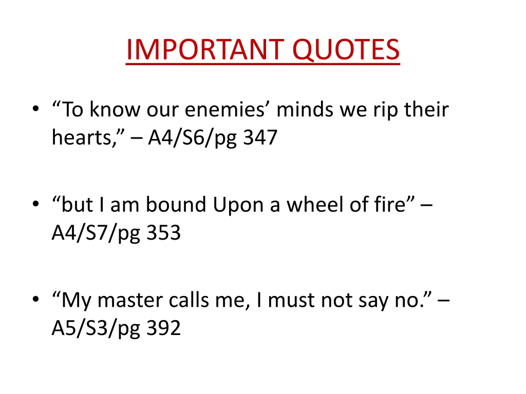 important quotes 3