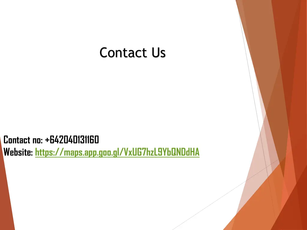 contact us