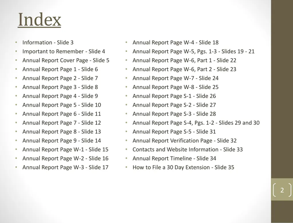 index