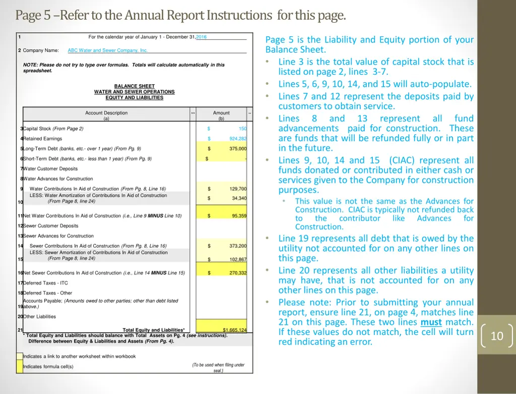 page 5 refer to the annual report instructions