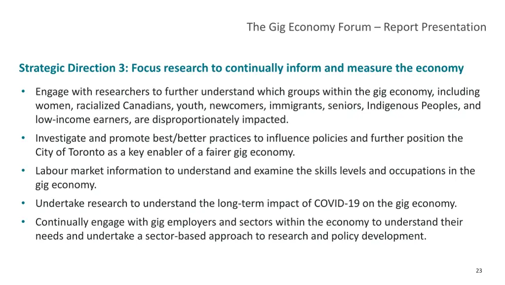 the gig economy forum report presentation 16