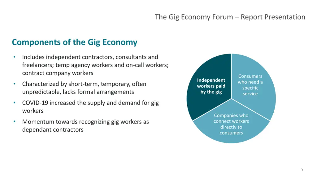 the gig economy forum report presentation 5