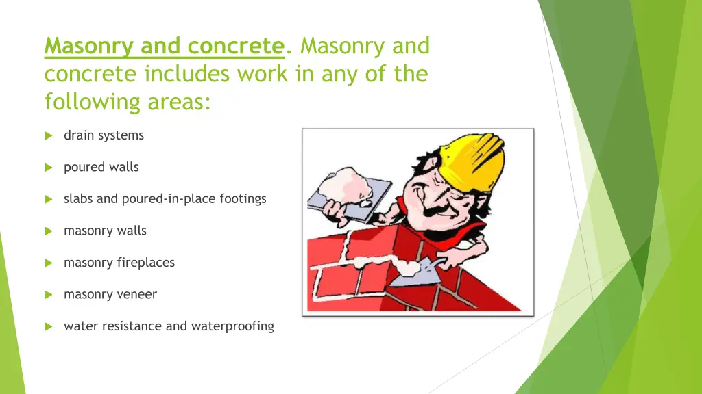 masonry and concrete masonry and concrete