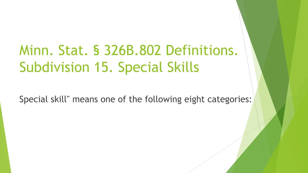 minn stat 326b 802 definitions subdivision