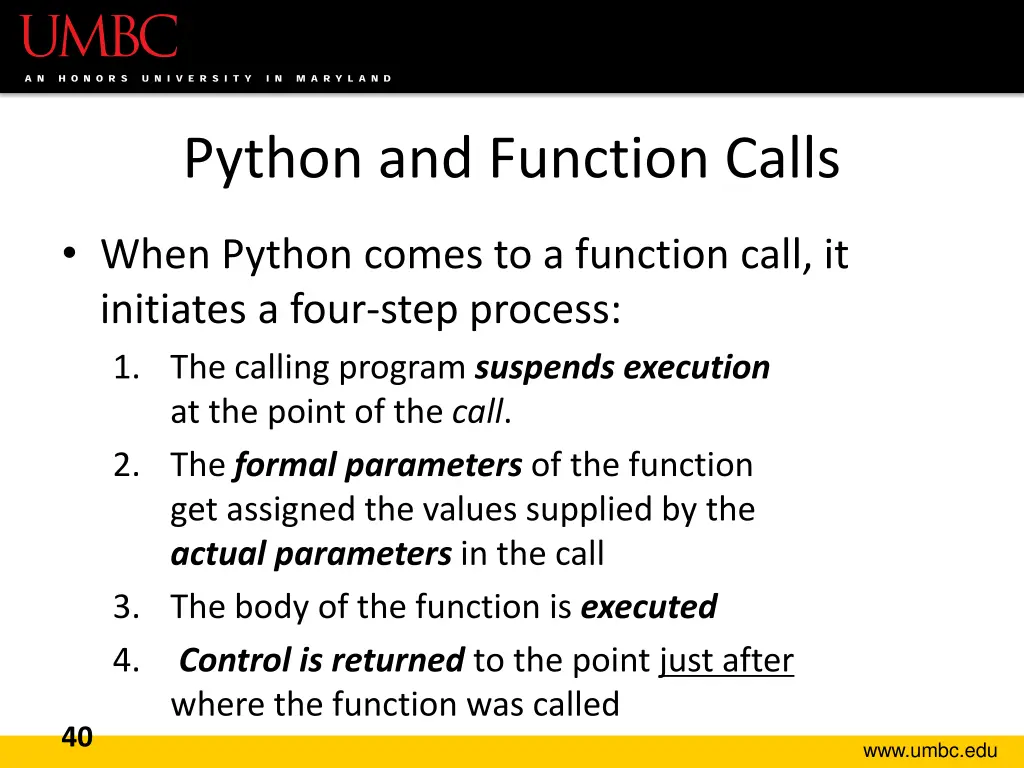 python and function calls