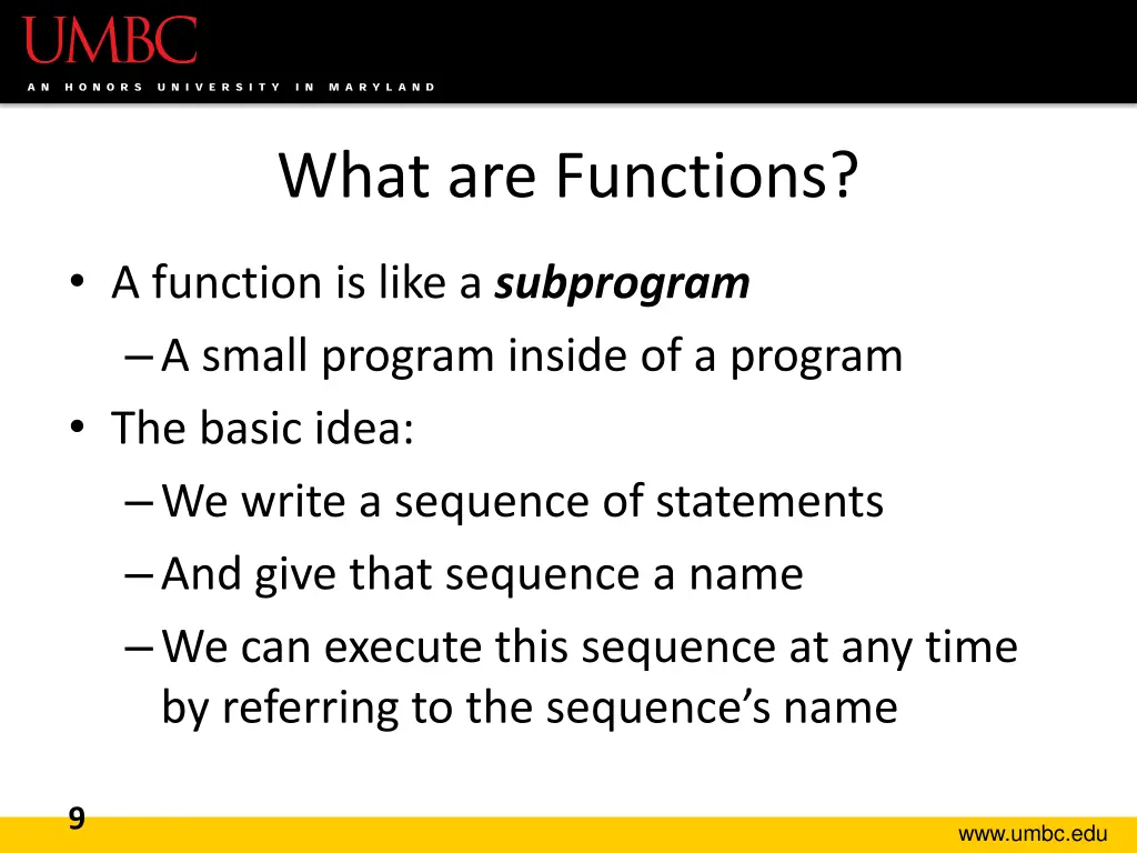 what are functions