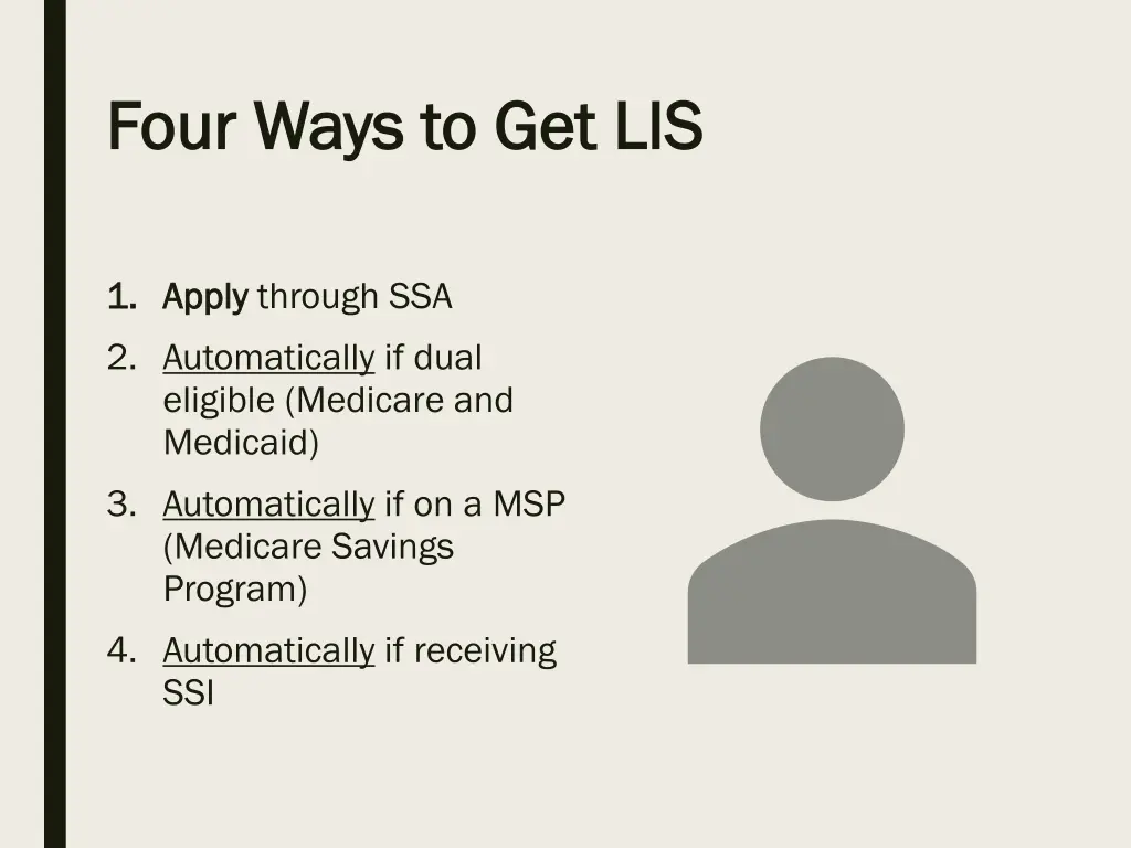 four ways to get lis four ways to get lis