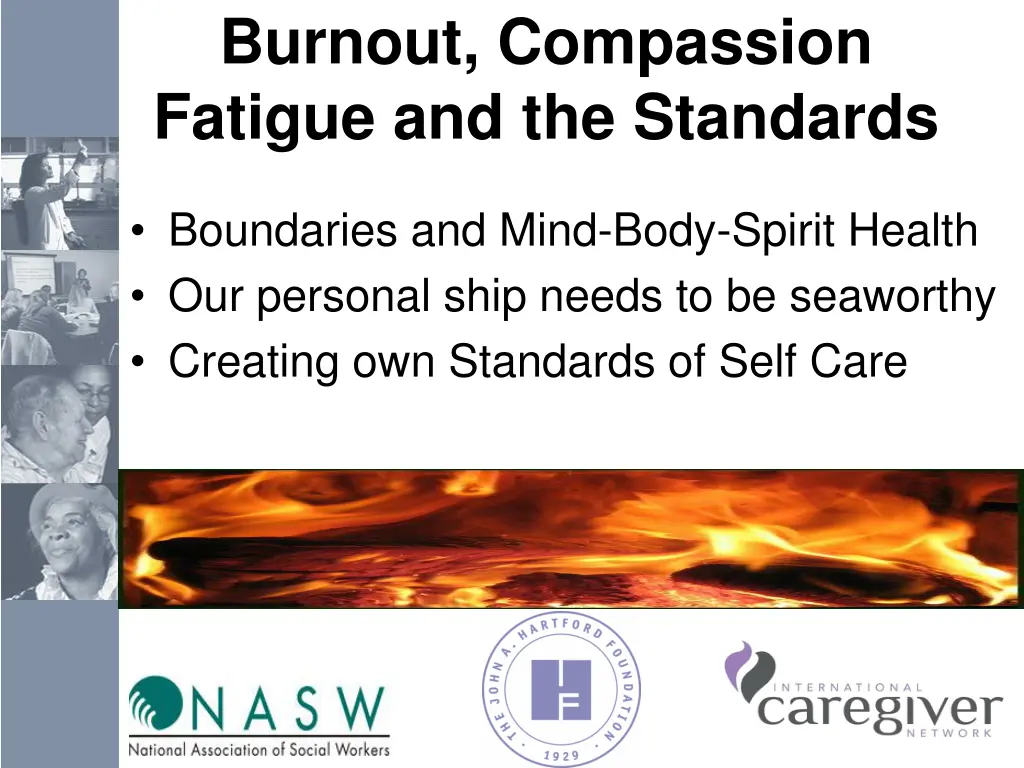 burnout compassion fatigue and the standards