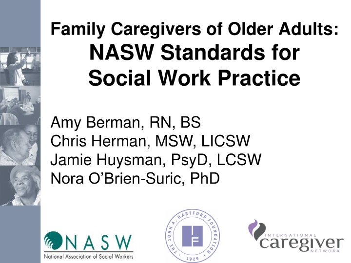 family caregivers of older adults nasw standards