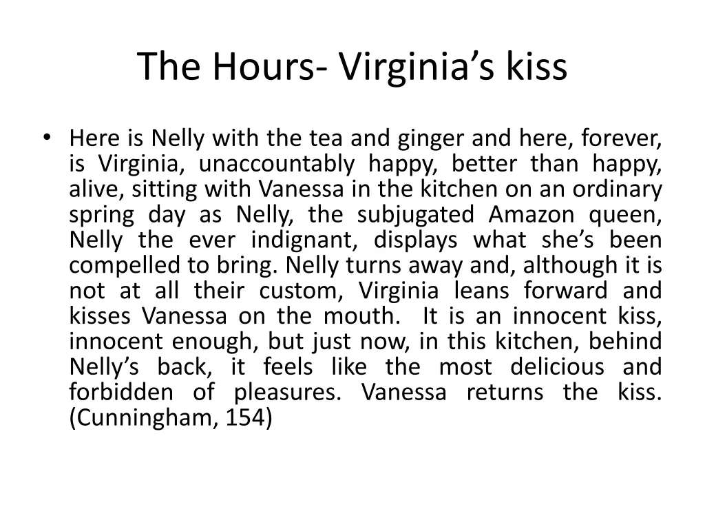 the hours virginia s kiss