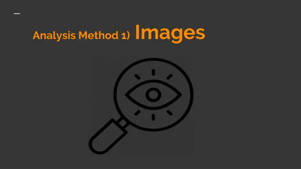 analysis method 1 images