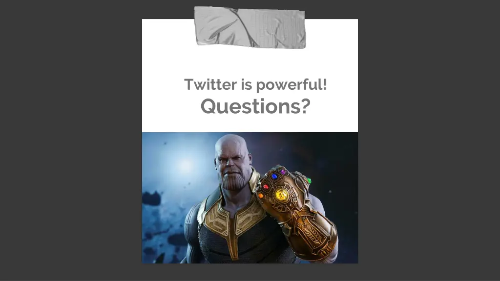 twitter is powerful questions