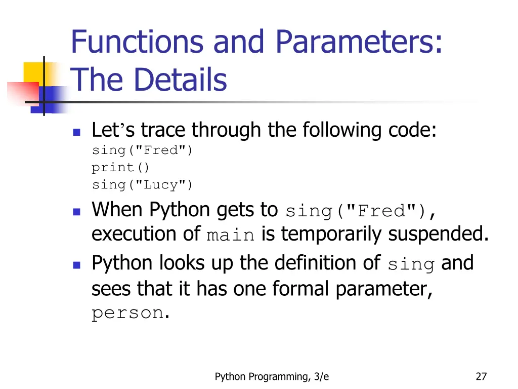 functions and parameters the details 7