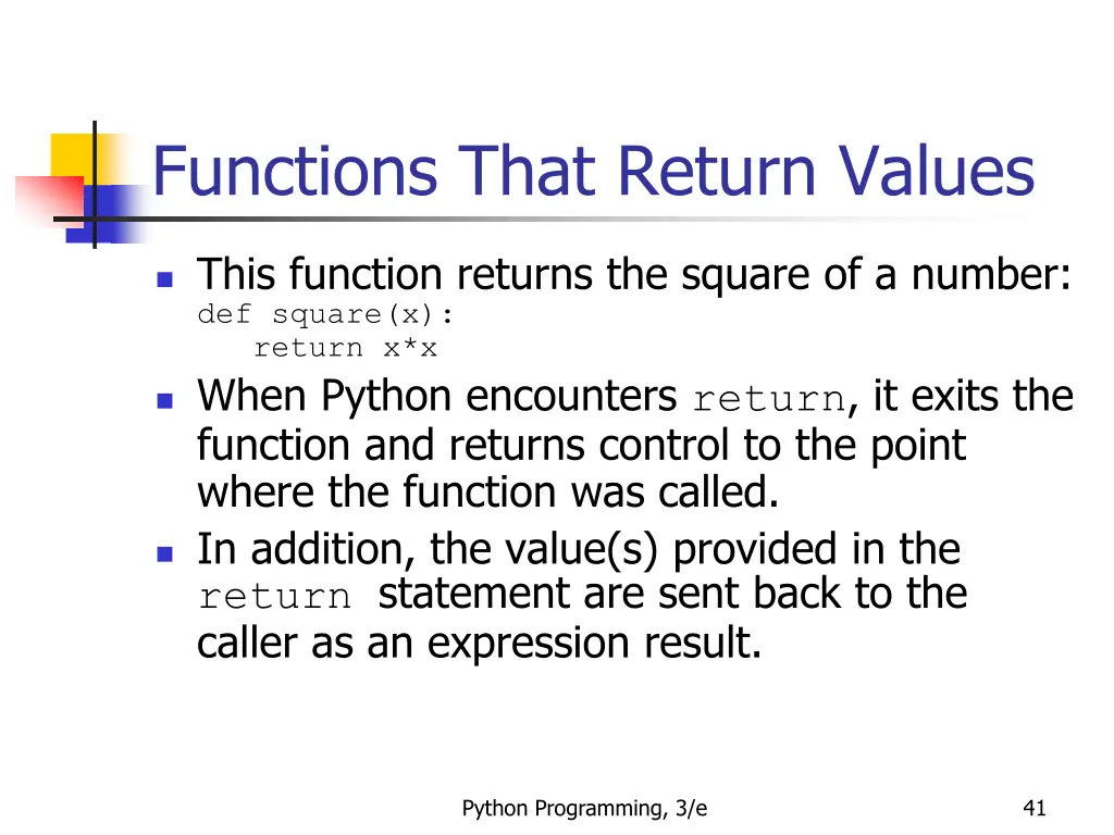 functions that return values 2