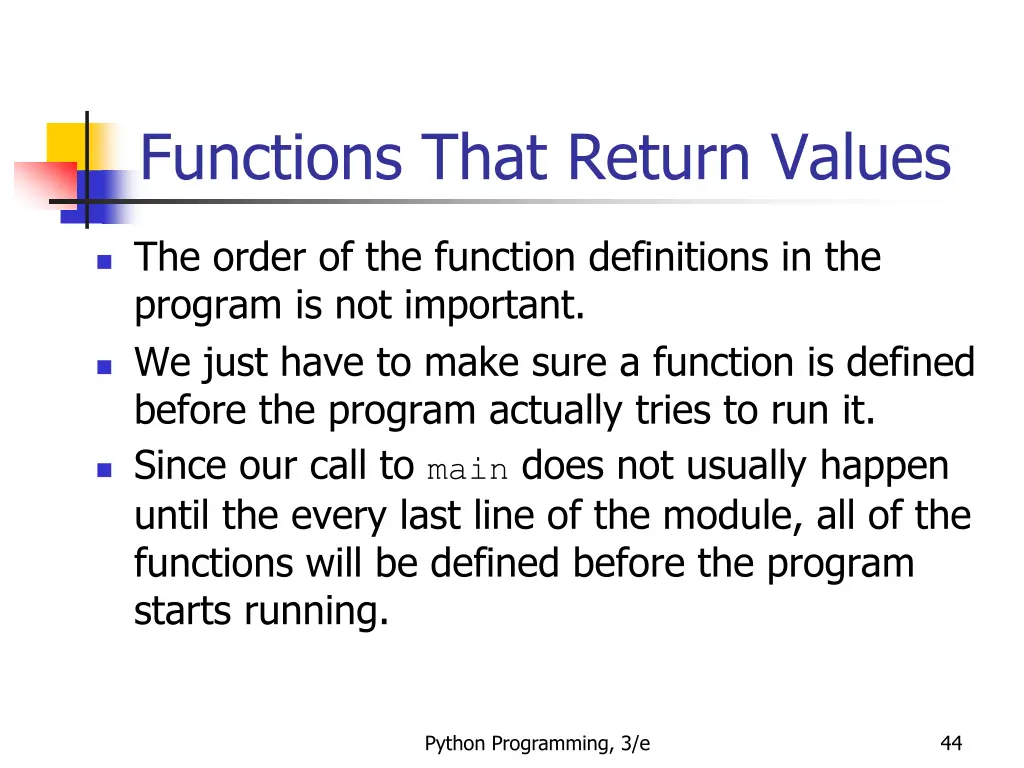 functions that return values 5