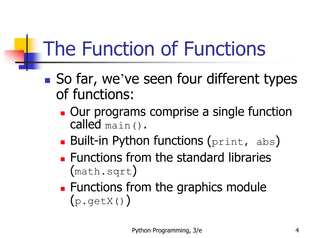 the function of functions