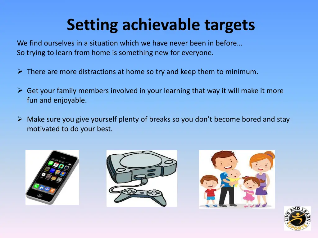 setting achievable targets