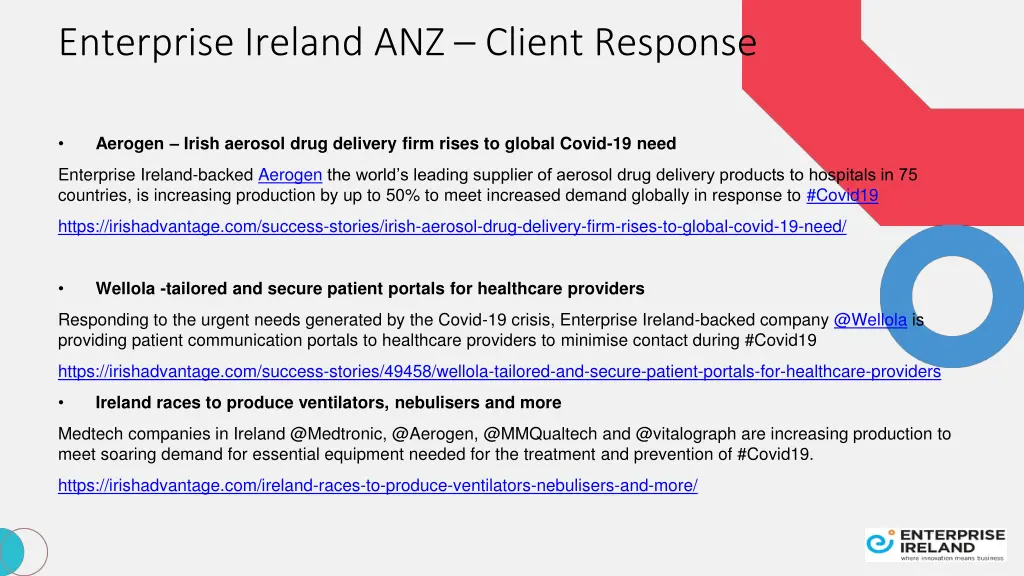 enterprise ireland anz client response 1