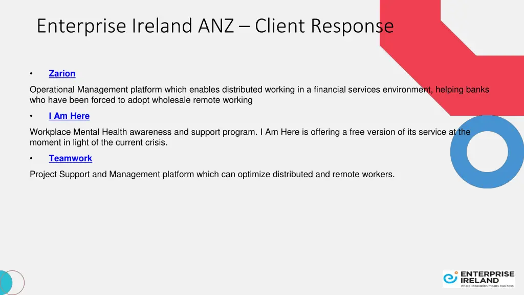 enterprise ireland anz client response 4