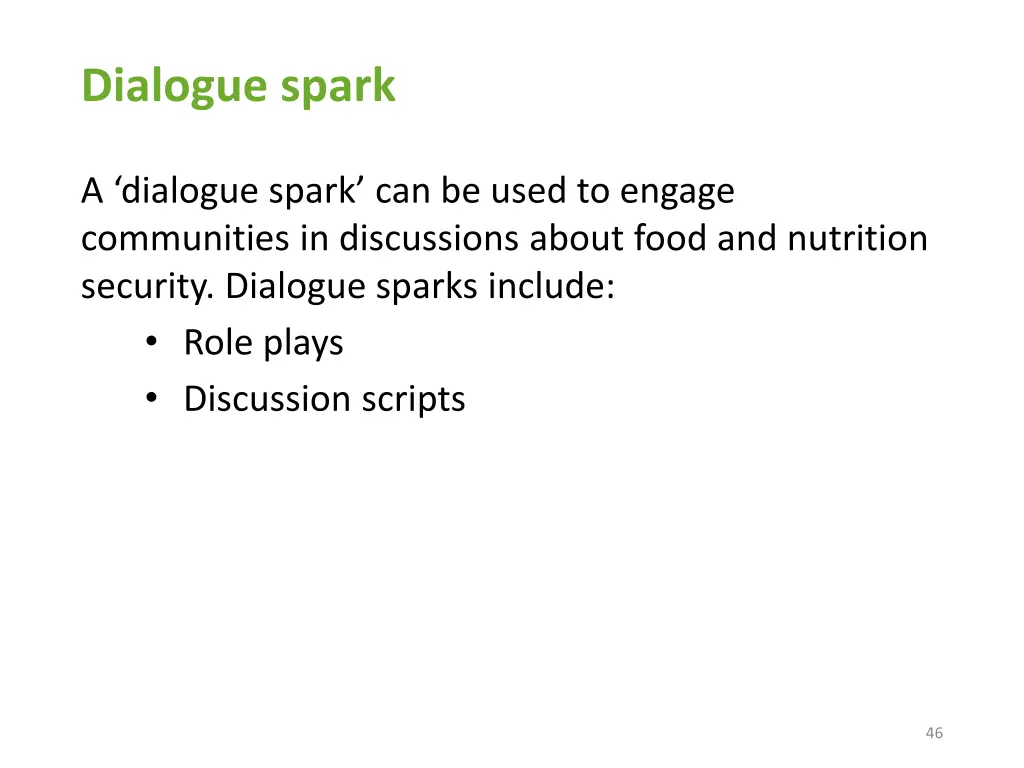 dialogue spark