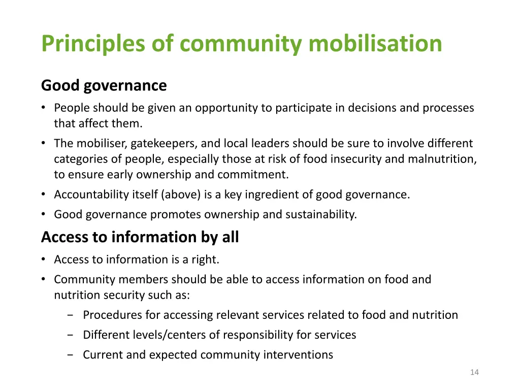 principles of community mobilisation 2