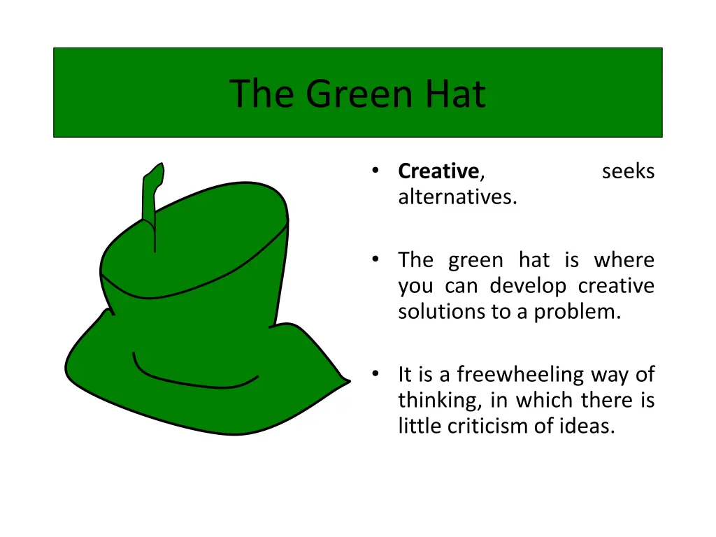 the green hat