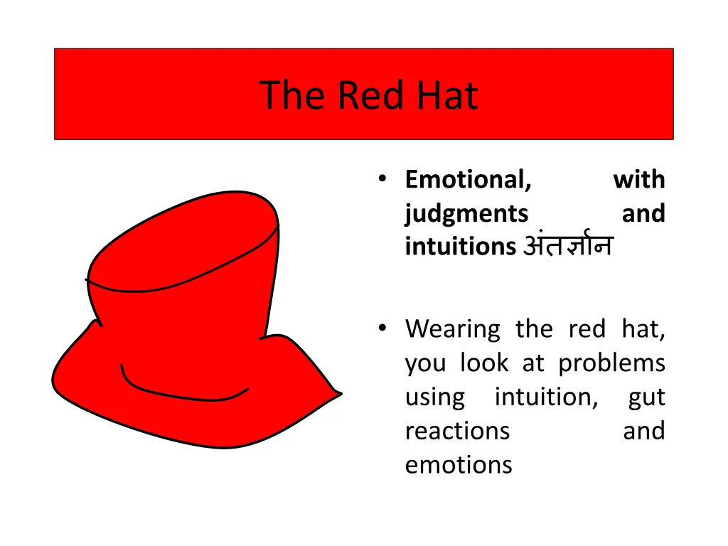 the red hat