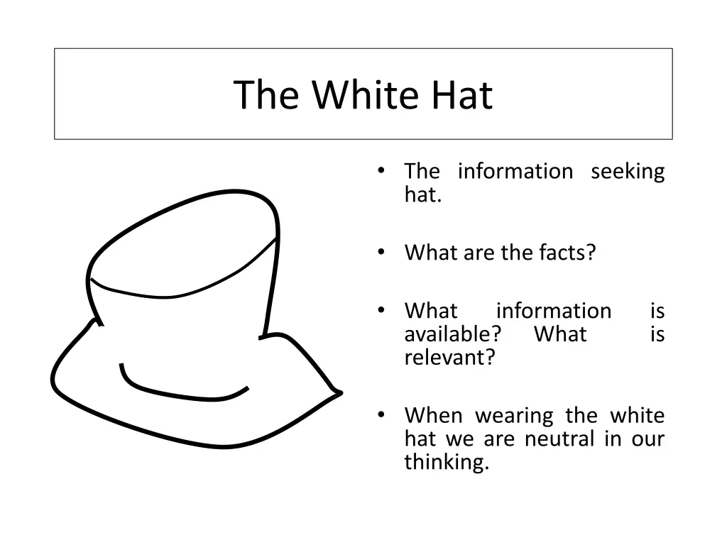 the white hat 1