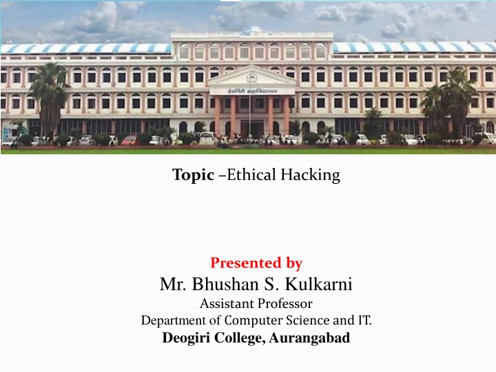 topic ethical hacking