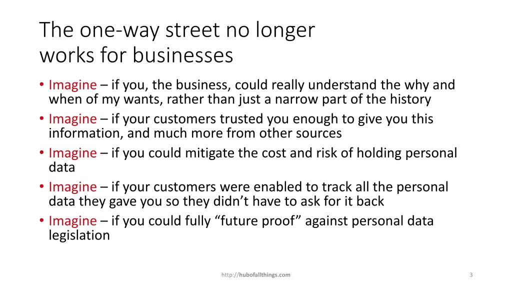 the one way street no longer works for businesses