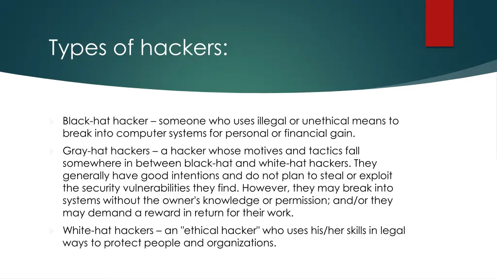 types of hackers