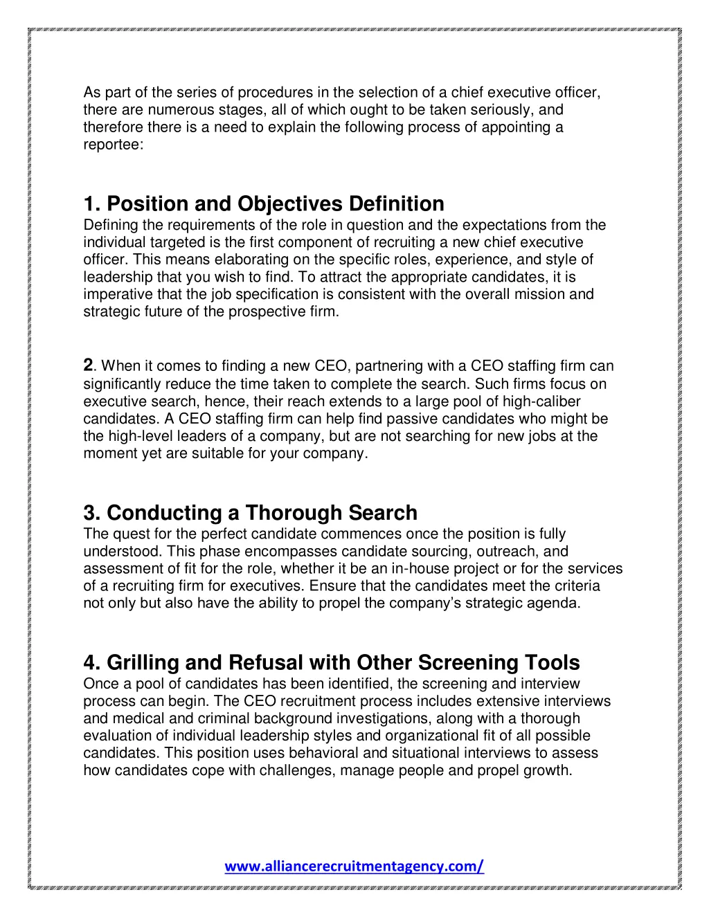 as part of the series of procedures