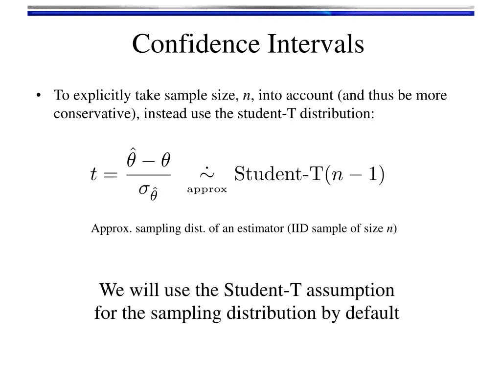 confidence intervals 1