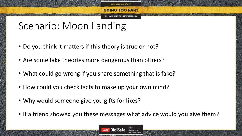 scenario moon landing 1