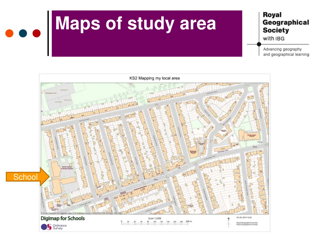 maps of study area