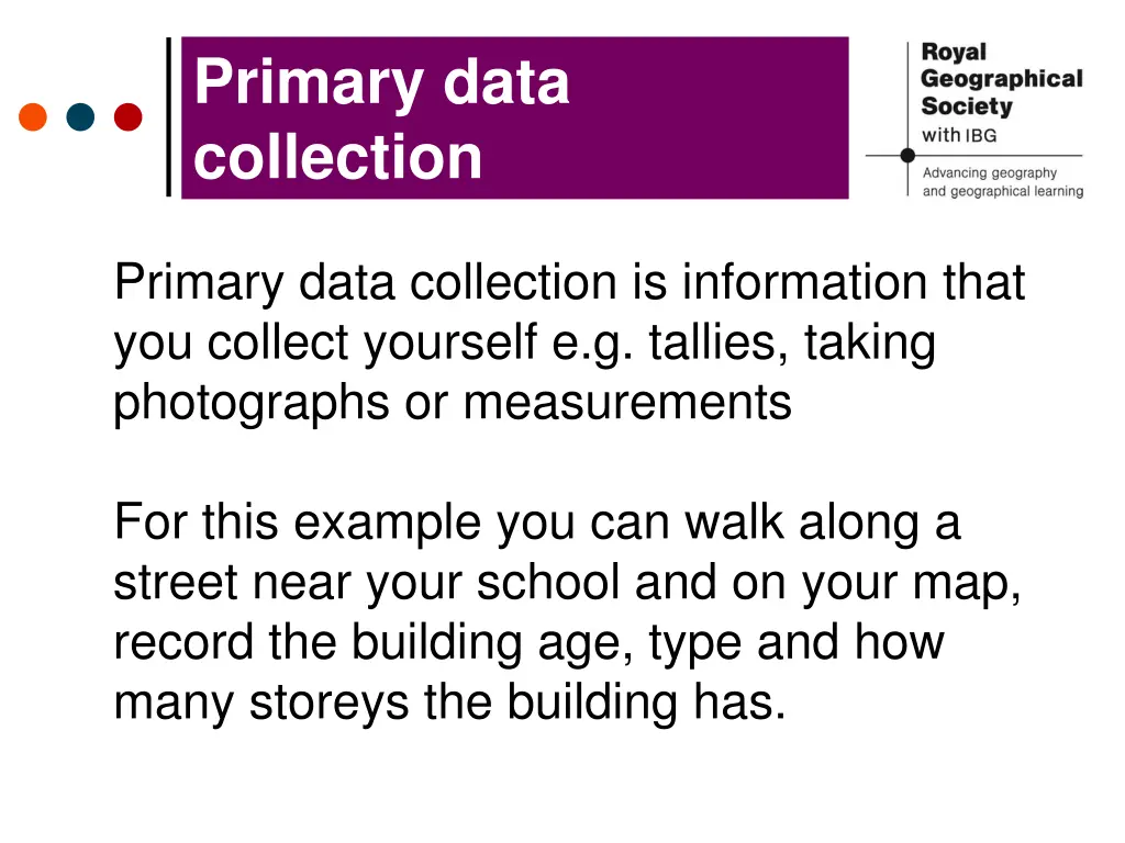 primary data collection