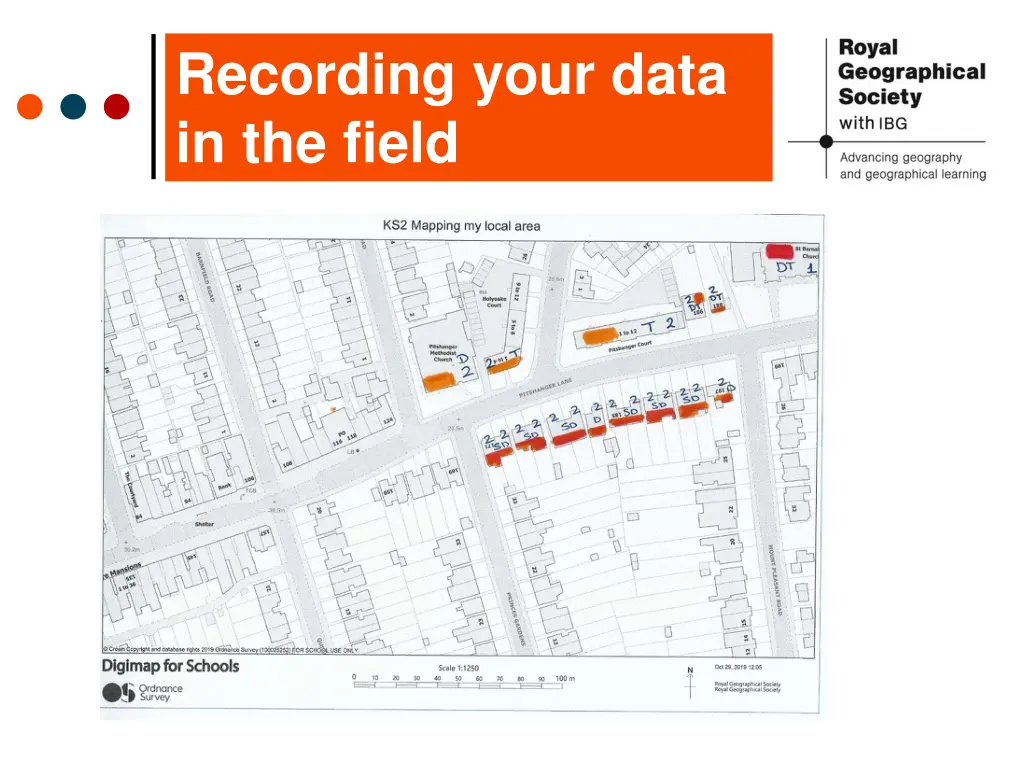 recording your data in the field