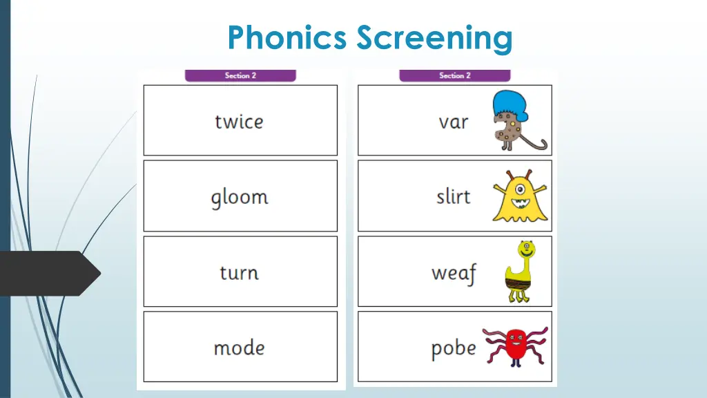 phonics screening