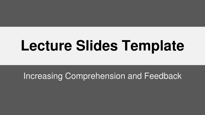 lecture slides template