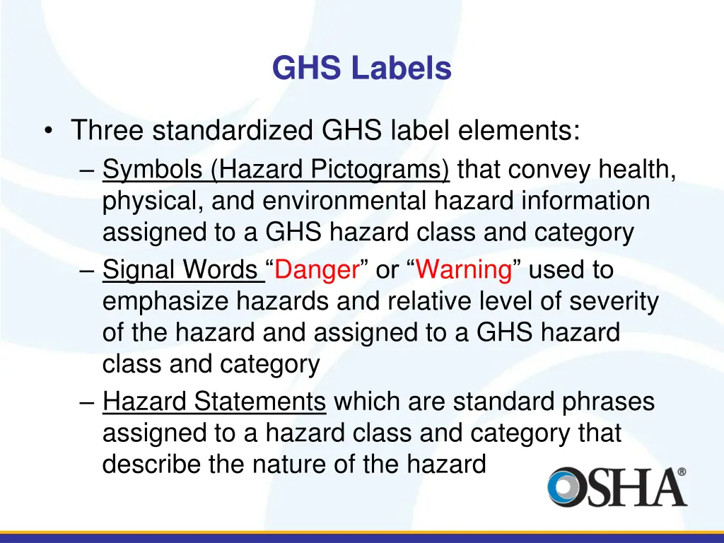 ghs labels