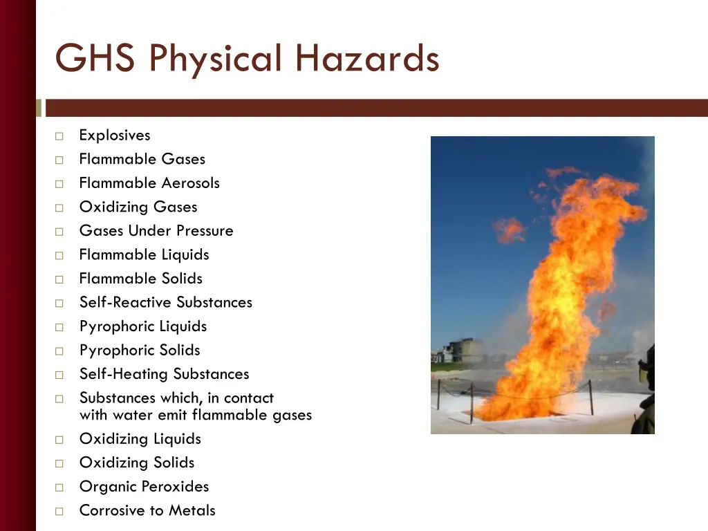 ghs physical hazards