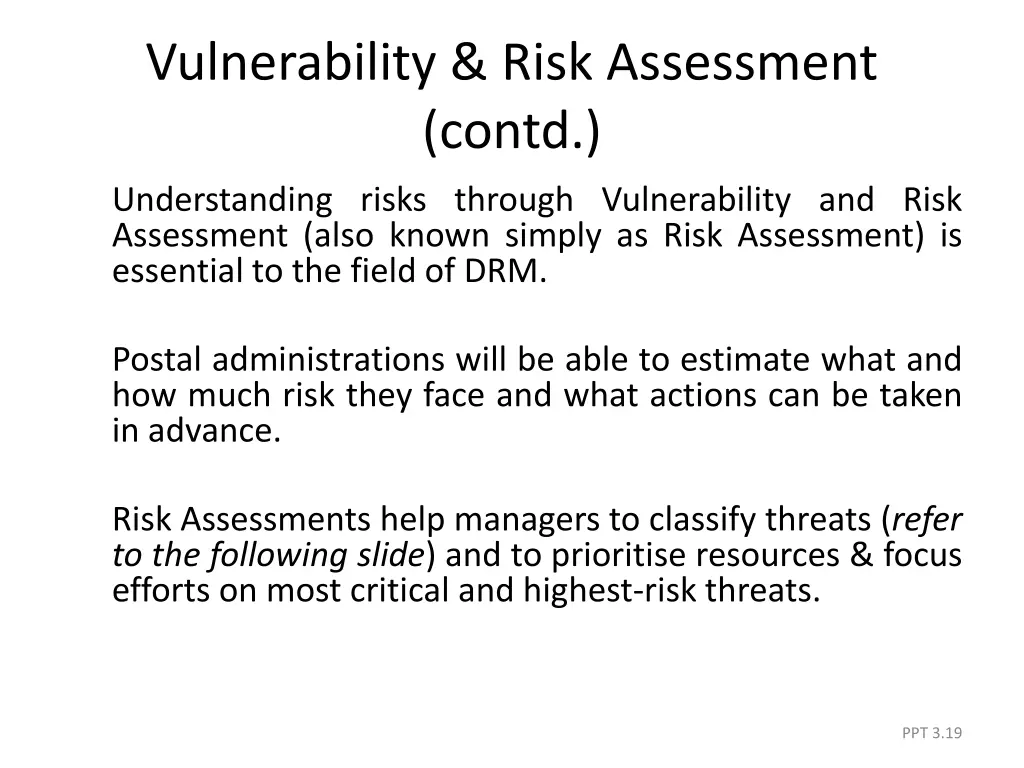 vulnerability risk assessment contd 3