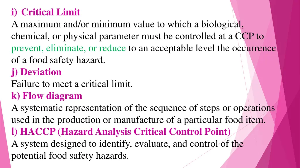 i critical limit a maximum and or minimum value